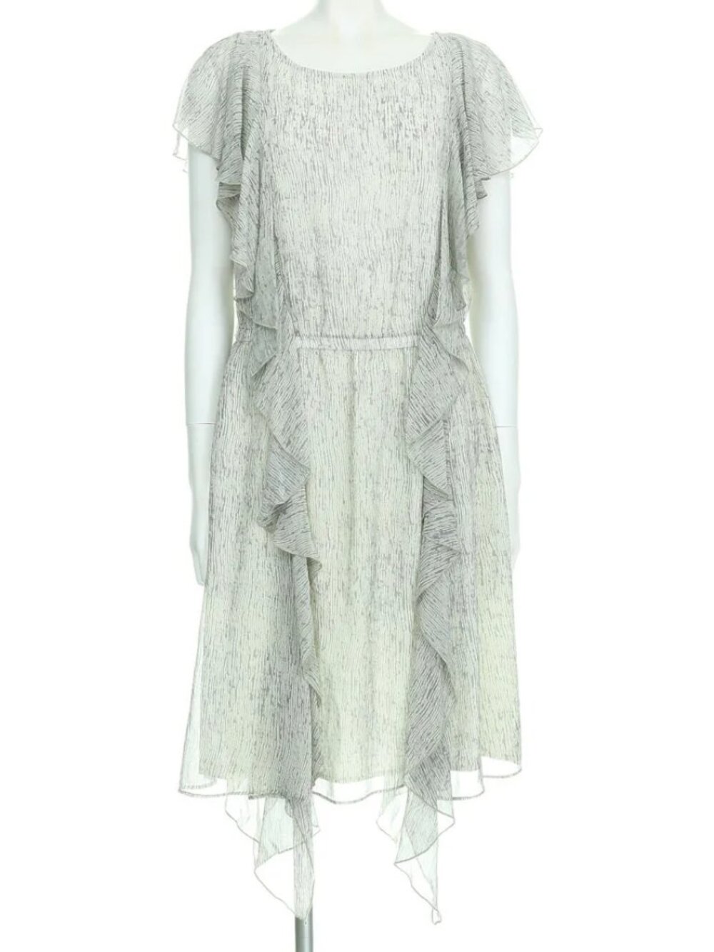 BCBGMAXAZRIA ethereal romantic aesthetic silk dress size M